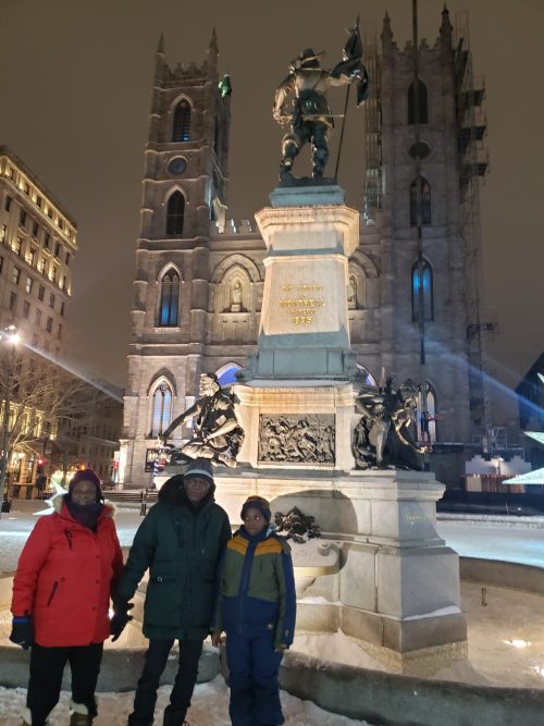 Sortie hiver Montréal — Bruno Bidjogo Mono